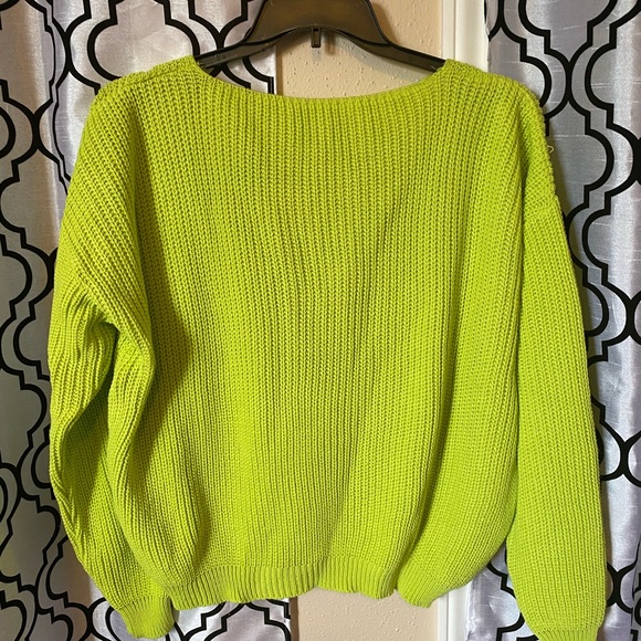 Boohoo Plus Sweaters - Boohoo V Neck Oversized Sweater
